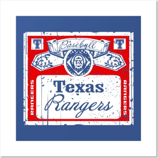 FRONT & BACK print Vintage Rangers Beer Posters and Art